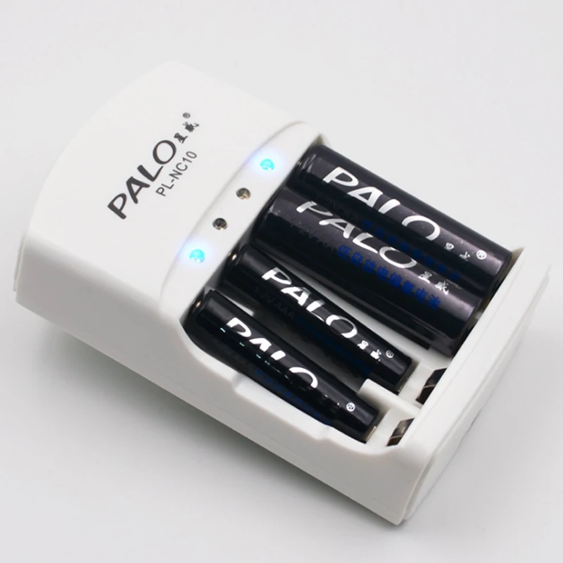 Пало Горячие 4 слота Smart Батарея для 1.2 В AA AAA 9 6F22 литий ионная Ni MH Cd LED индикатор