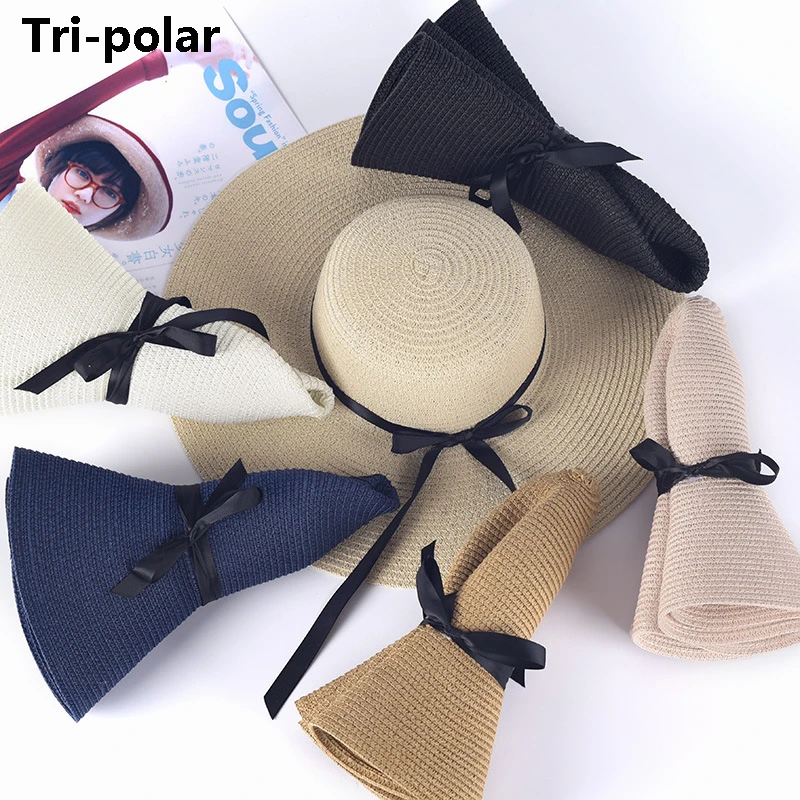 Шляпа от солнца Tri polar Спортивная пляжная шляпа с лентами летняя для женщин