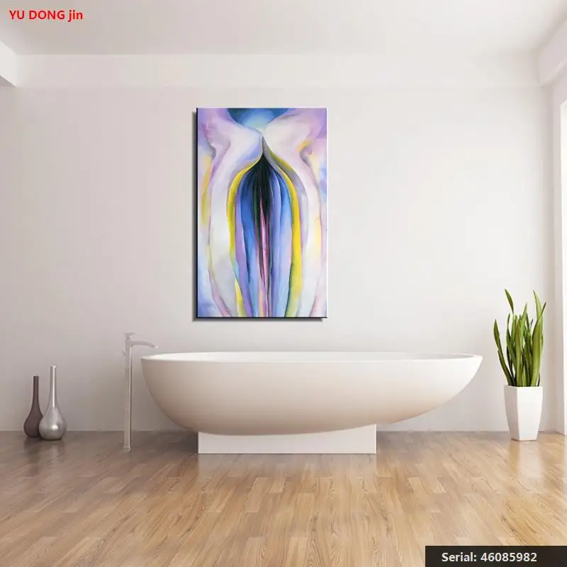 Джорджия OKeeffe цветок абстрактная картина маслом рисунок искусство спрей без