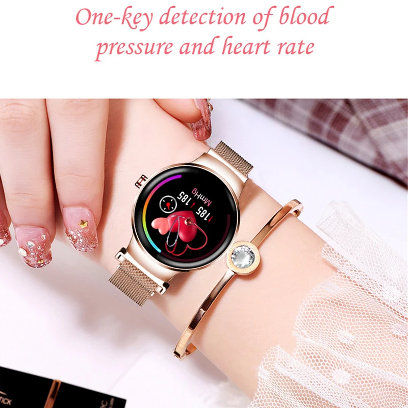 H5 Fashion Smart Watch Women Girl Lady's Watches Blood Pressure Heart Rate Monitor Fitness Smartwatch for xiaomi Huawei Iphone |