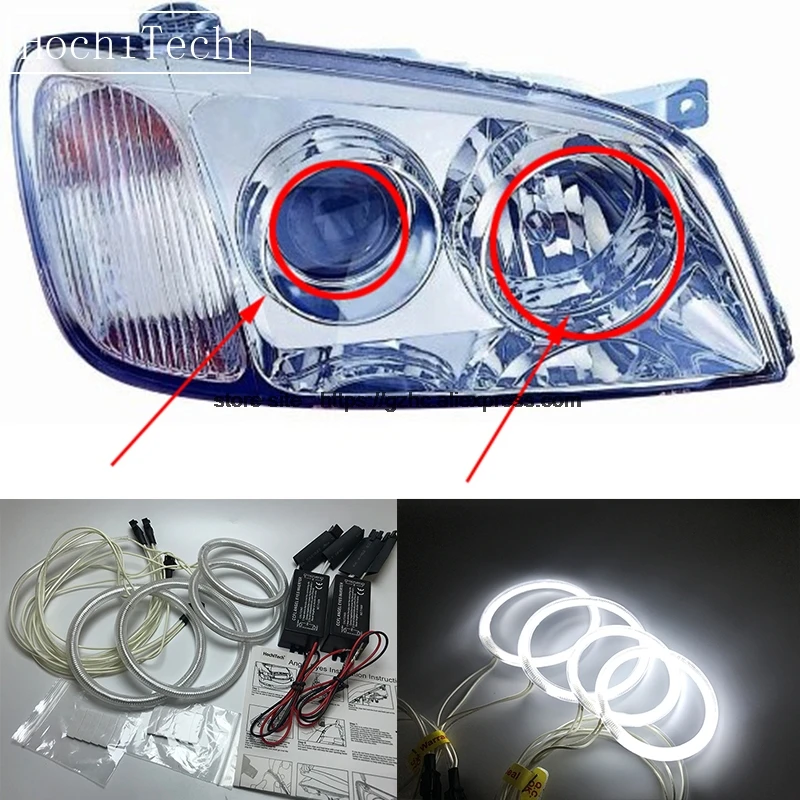 HochiTech для Hyundai величие 1998 2005 ультра яркий дневной светильник DRL с холодным катодом