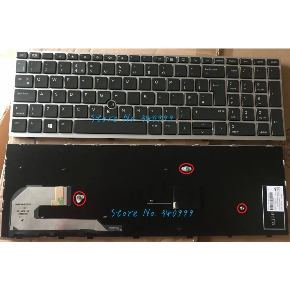 Для hp EliteBook 850 G5 без подсветки английской клавиатуры