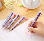 6 в 1 многофункциональная цветная шариковая ручка, красочная Шариковая ручка для офиса и школы