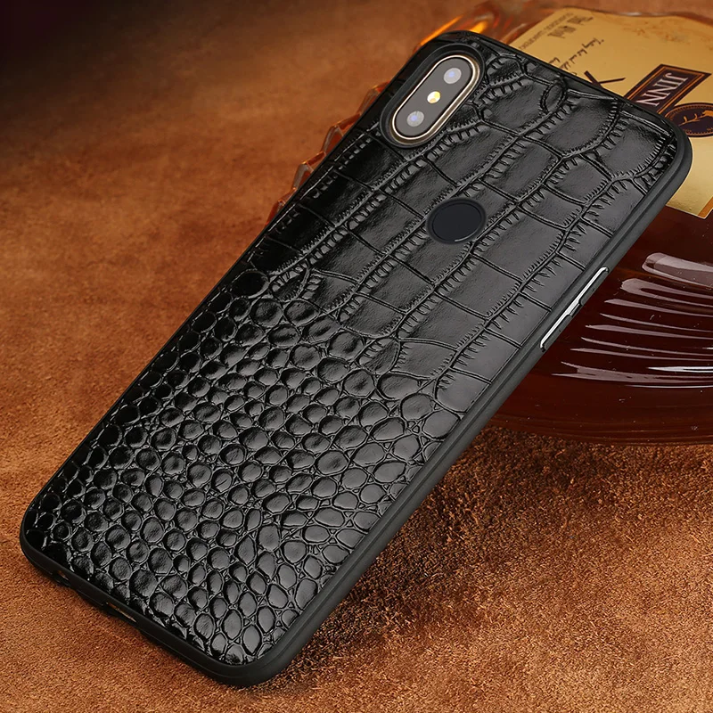 Чехол для телефона с крокодиловой текстурой Xiaomi Mi 6 8 A1 A2 lite Mix 2S Max 3 чехол из