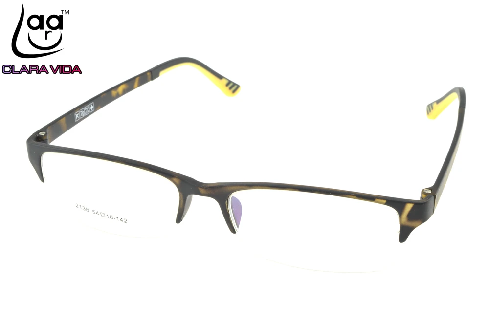 TR90 Полуободковые ультра Светлые Коричневые дизайнерские оправы для очков