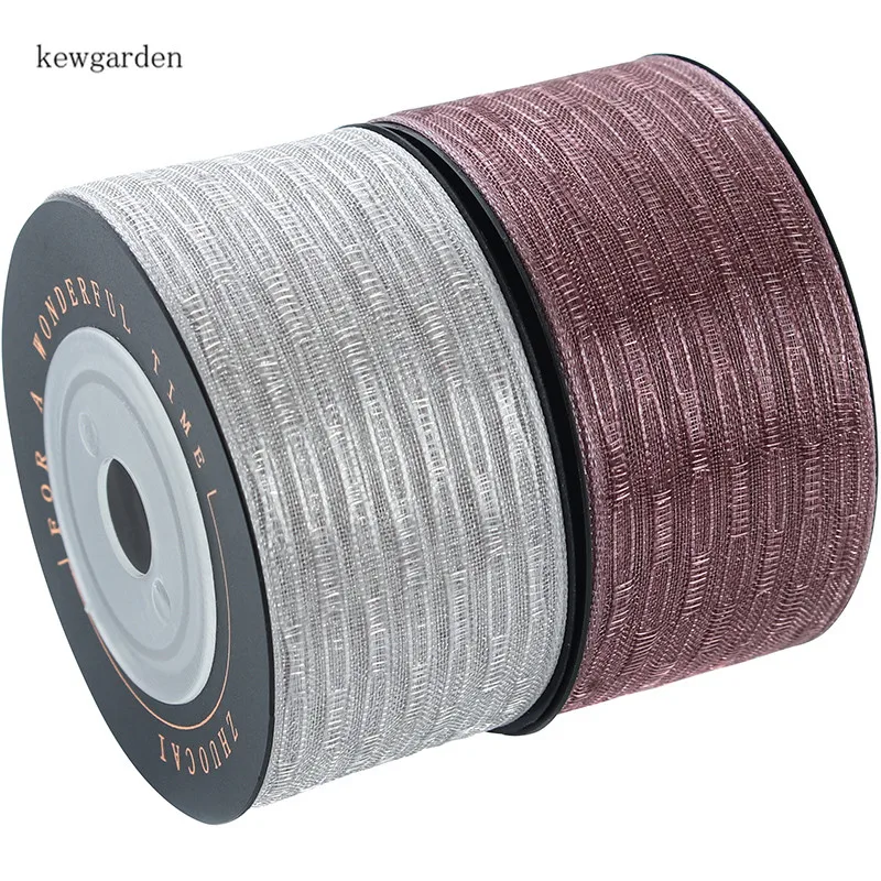 Kewgarden вручную изготовленная лента 1 &quot1 5&quot 25 мм 40 из органзы DIY бант в качестве