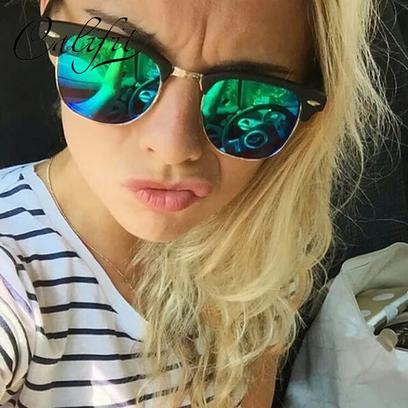 CALIFIT стекло новые классические Поляризованные Солнцезащитные очки женские