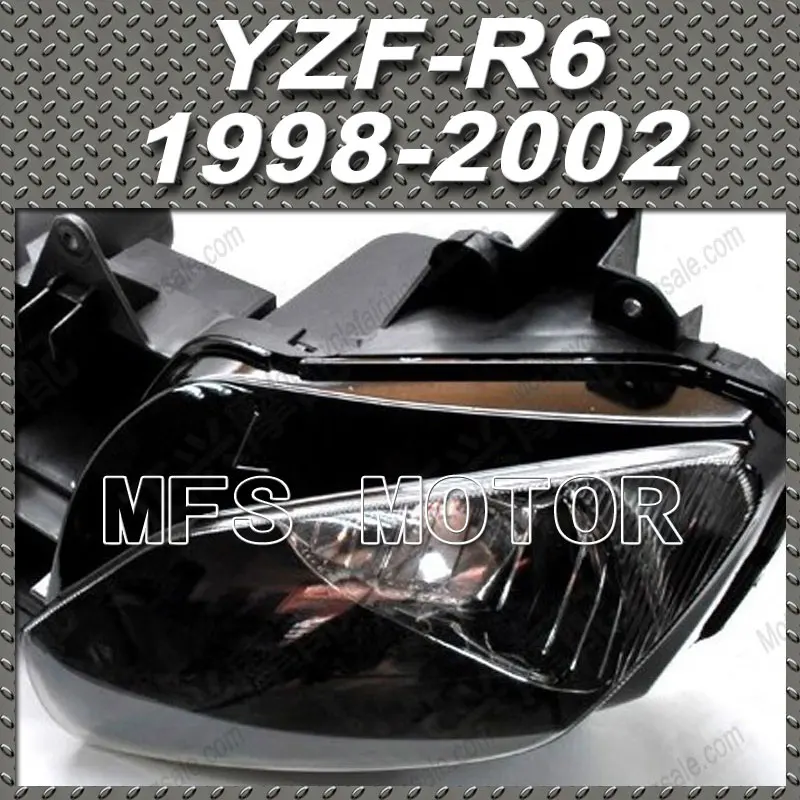 

Motorcycle Front Headlight Lamp Assembly For Yamaha YZF-R6 1998 1999 2000 2001