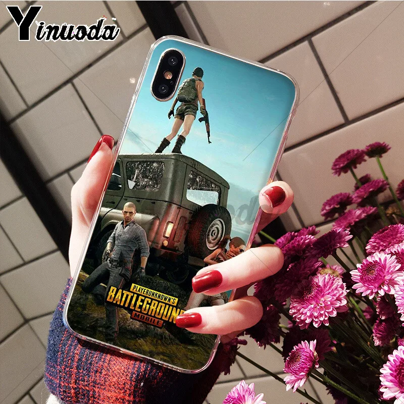A12 Yinuoda Playerunknown's Battlegrounds PUBG TPU чехол для телефона чехол для iPhone 8 7 6 6S Plus X XS MAX 5 5S SE XR мобильных телефонов - Цвет: A12