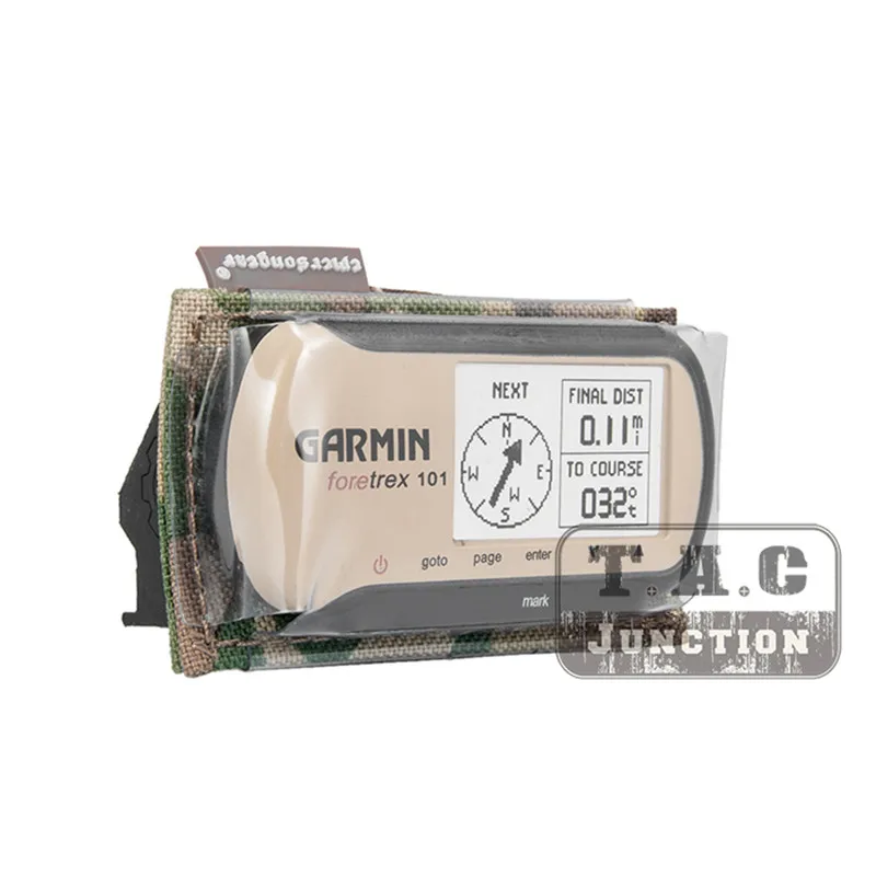 ЭМЕРСОН Тактический GPS Чехол с металлическим креплением MP7 для Mini Geko 401 и Garmin Foretrex