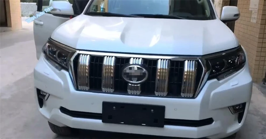 Lapetus Авто Стайлинг Передняя решетка гриль крышка отделка Подходит для Toyota Land Cruiser