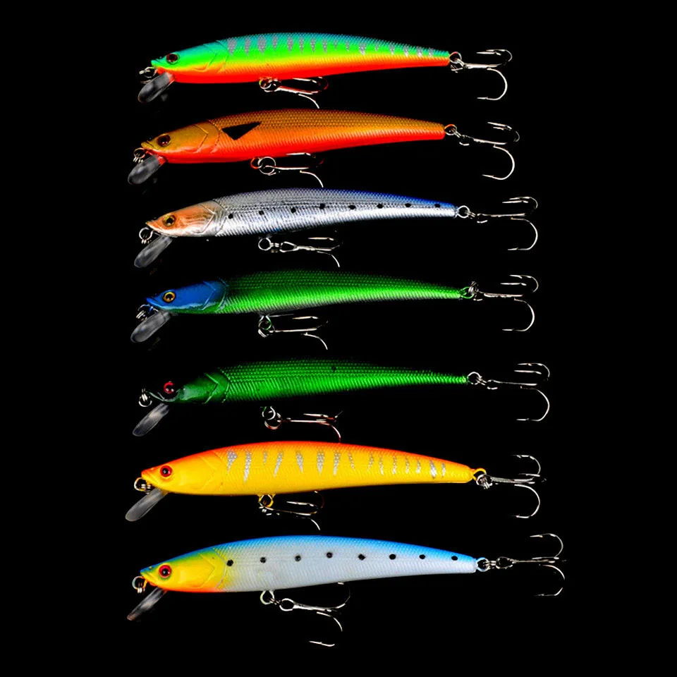 70 шт./лот набор рыболовных приманок 9 разных стилей гольян модели приманка