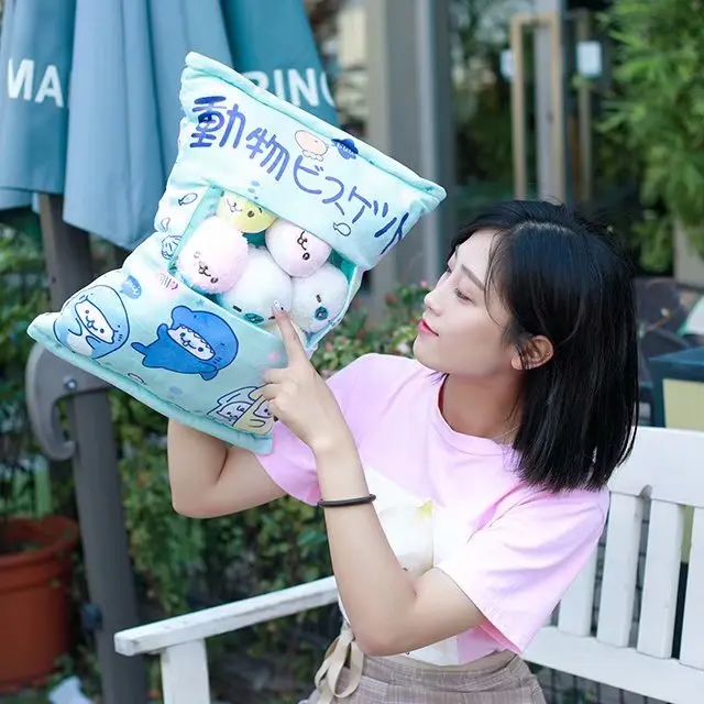 Милый плюшевый морской лев игрушка 8 шт. сумка маленькая кукла пудинг плюшевая