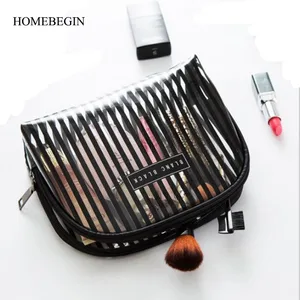 HOMEBEGIN косметичка косметические сумочки из ПВХ дорожный Органайзер необходимый косметический чехол косметичка для мытья путешествий косметичка в полоску