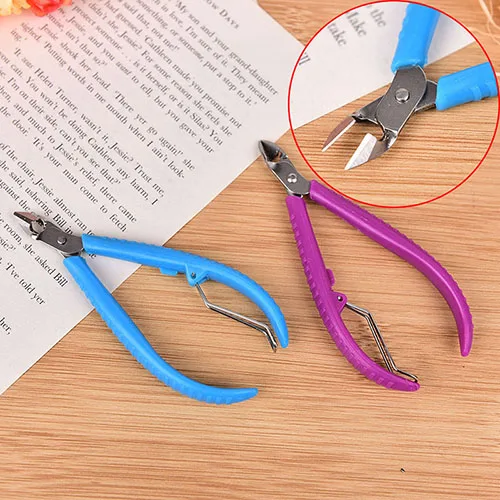 Кутикулы для ногтей толкатель Пинцет Nipper Toenail клипер ножницы удаления
