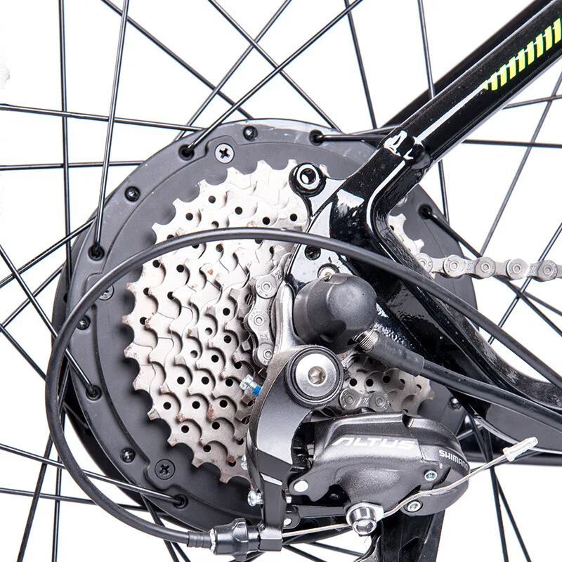 Электрический ebike 48 В литиевая батарея 8 прокладка Двигатель горный велосипед