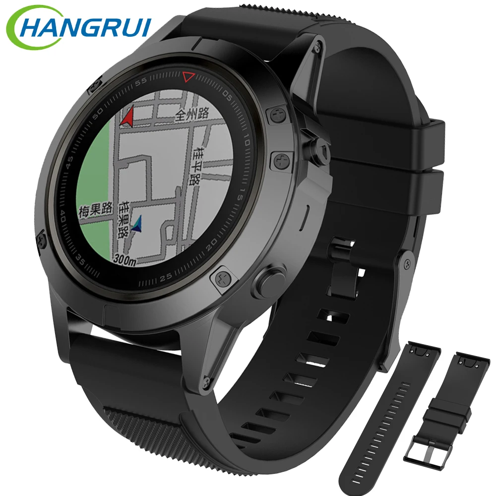 Силиконовый ремешок для часов 26 мм garmin fenix 5X fenix3 HR fenix3Sapphire D2 Bravo quaitx3 tactix smartwatch