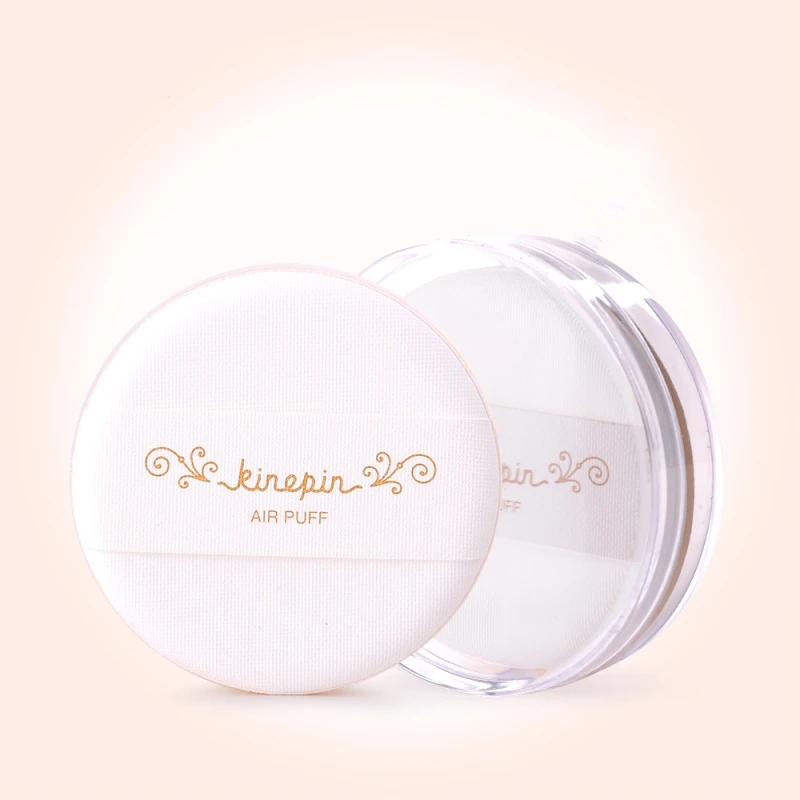 1PC Facial Makeup Air Cushion Sponge Puff Dry Wet Dual Use Not Slip Loose and Compact Powder Blender Tool with Clear Case|cushion sponge|puff