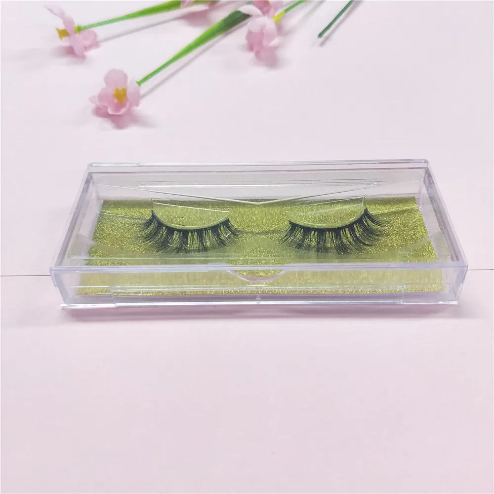 10 пар ручной работы реального норки ресницы 3D полосы толстый Поддельные