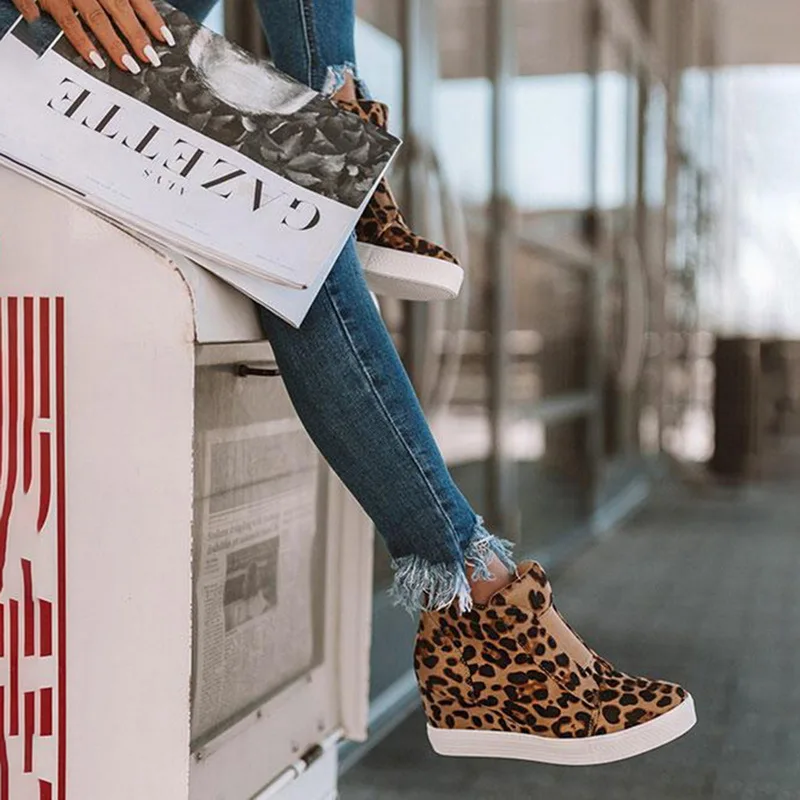 Женская кожаная обувь ADISPUTENT Повседневная дышащая Вулканизированная на молнии