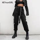 Брюки-карго HEYounGIRL женские с высокой талией
