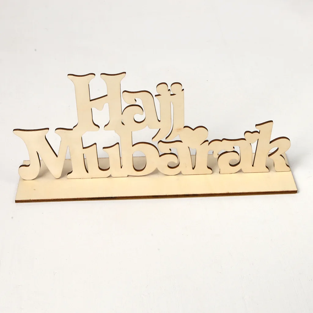 Рамадан Eid Mubarak деревянный Рамадан украшение Мубарак Луна Настенная Декорация голова оленя мусульманская фестиваль вечерние поставки