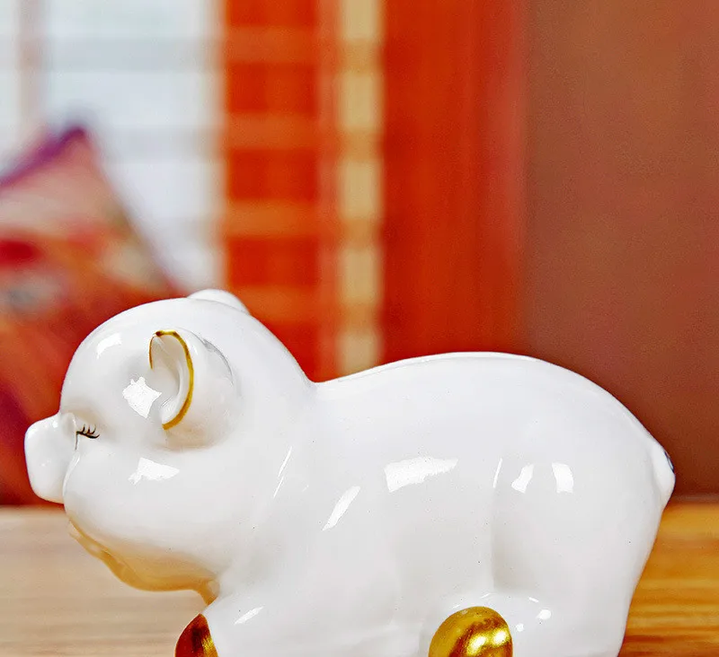 Китайские керамические свиньи украшения свинья копилка Детские креативные