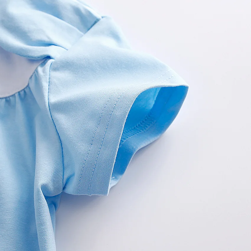 Детские Обувь для девочек комбинезон летние милые короткий рукав Комбинезоны