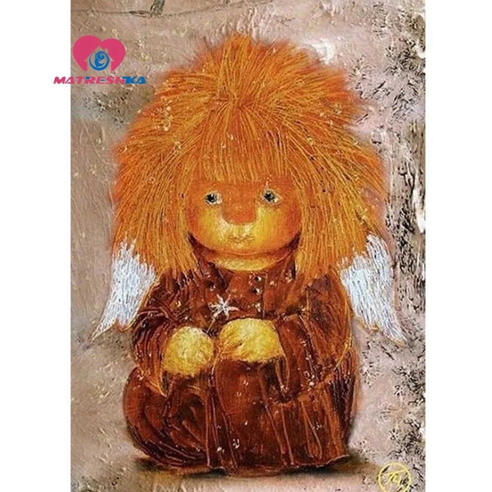 Алмазная вышивка изображения ангелов мозаика из бисера картины вышитых страз