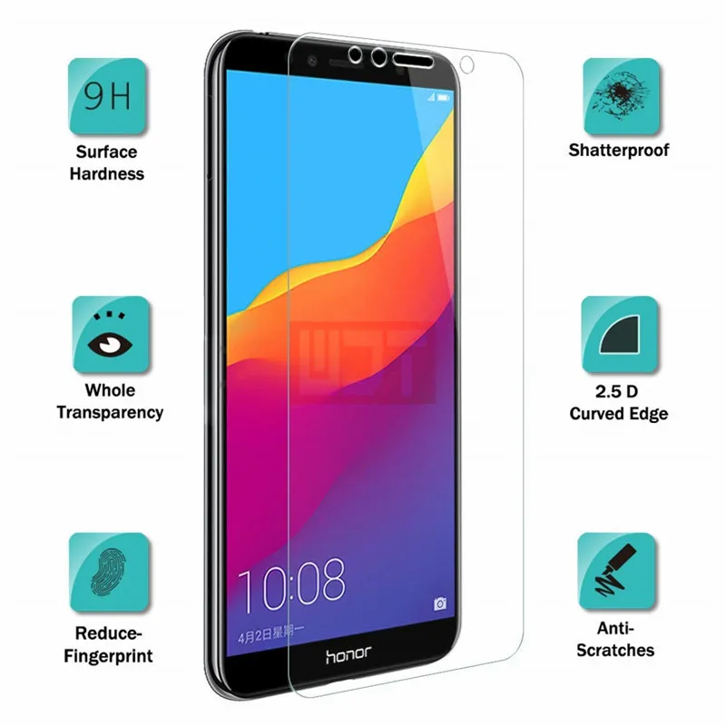 Закаленное стекло 9H для Huawei Honor 7A Защитное HUAWEI 5 45 дюйма Pro 7 DUA L22 AUM L29 AL29 защита