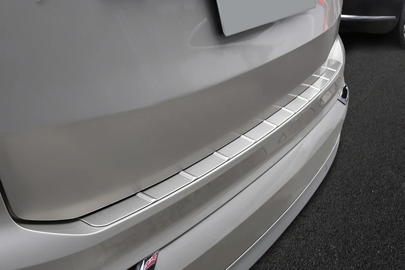 For VOLVO XC90 2015 2016 2017 2018 Stainless Steel Outer Rear Bumper Protector Guard Plate Cover Trim 1pcs Car Styling | Автомобили и