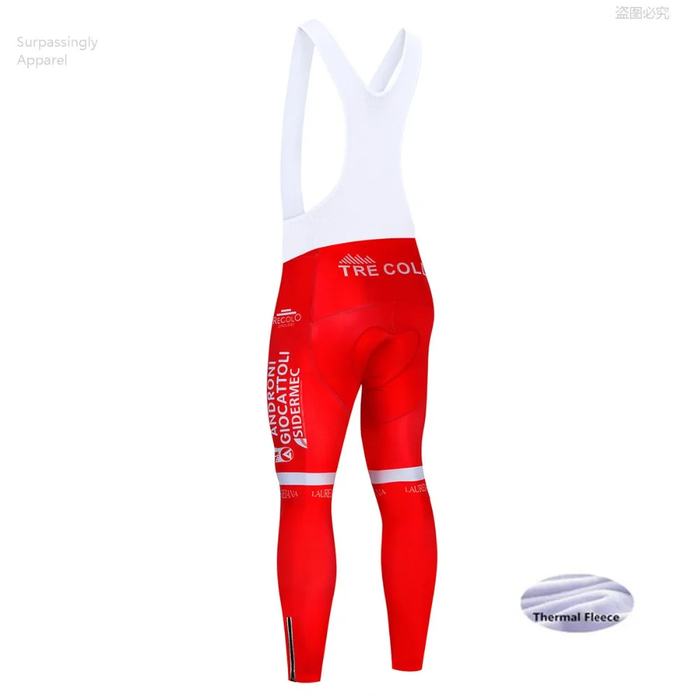 2019 красный Pro Андро зимняя одежда с ворсом для мужчин длинным рукавом Велоспорт
