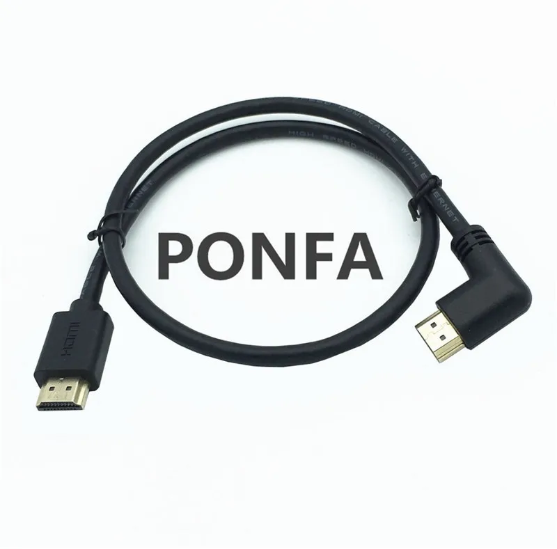 4K* 2K 60HZ HDMI 2,0 A штекер HDMI v2.0 вверх и вниз и влево и вправо под углом 90 градусов мужской HD удлинитель HDMI 2,0 в Угловой кабель