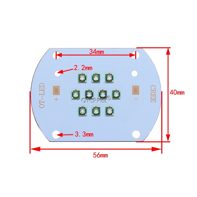 Hydroponice CREE 30W COB led grow light chip XPE Royal Blue 450nm Deep Red 660nm for Indoor Plant Seedling Grow and Flower|Подвесные