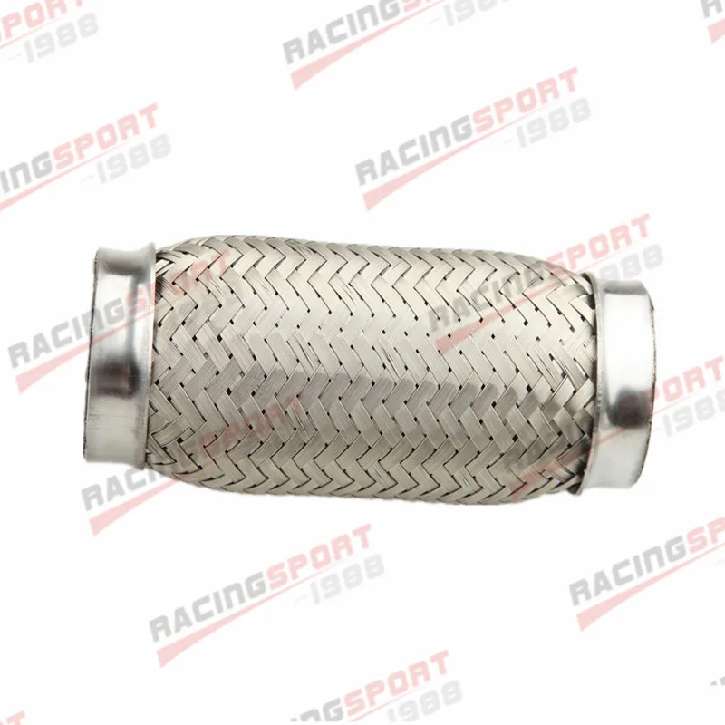 

Exhaust Flex Pipe 4" Inch (102mm) ID x10" Long Stainless Steel Interlock