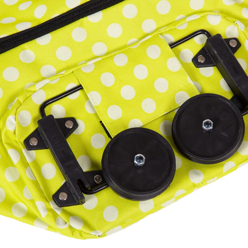IUX Oxford Foldable Bag New Reusable Shopping Trolley Bags On Wheels on Cart Wholesale | Багаж и сумки