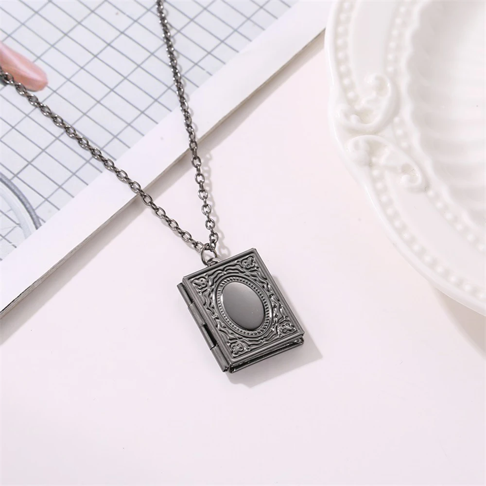 Модные ювелирные изделия креативные Wicca Волшебная книжная рамка ожерелье