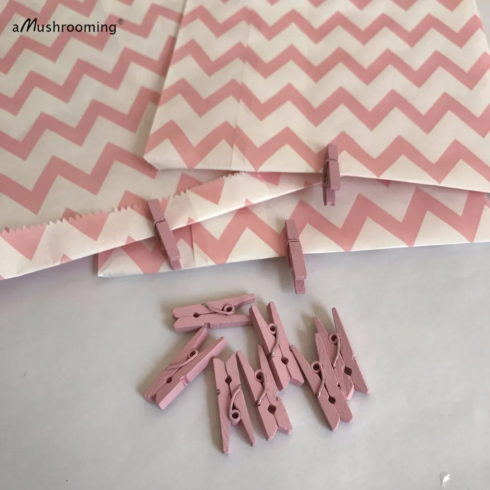 Светильник розовые вечерние пользу Бумага зажимы полиэтиленового пакета