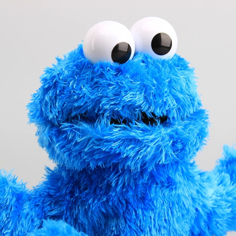 Куклы с изображением улицы Сезам, куклы Mookie Monster, Плюшевые Ручные куклы, мягкие куклы 1" 32 см