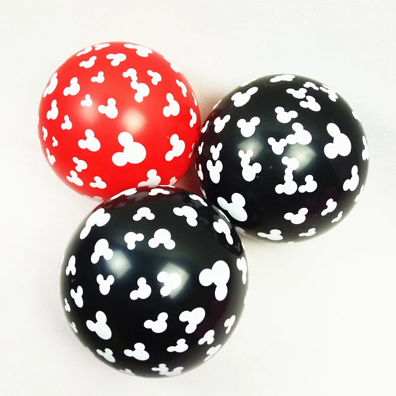 12 дюймовые голова Минни латексные шары густые гелиевые для рождественского