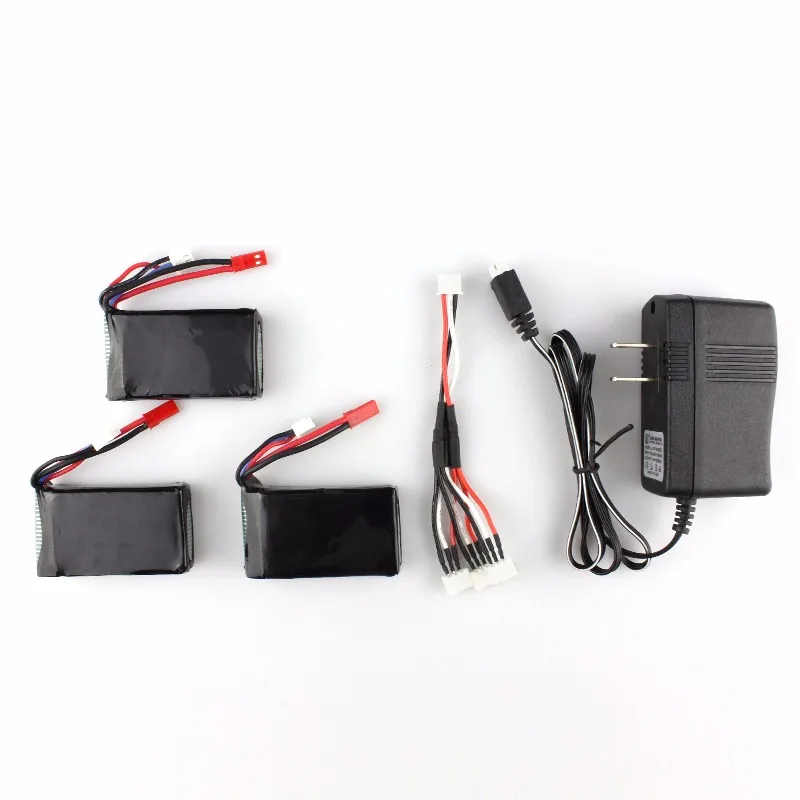 3 шт. 7 4 в 1300 мАч батарея + 1 зарядное устройство Cheerson CX 35 CX35 RC Quadcopter запасные части