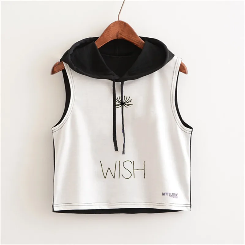 Укороченная женская футболка в стиле Харадзюку с принтом одуванчика надписью