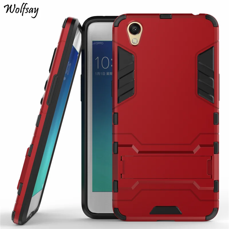 Чехол Wolfsay OPPO A37 A 37 тонкий армированный робот противоударный резиновый ЖЕСТКИЙ