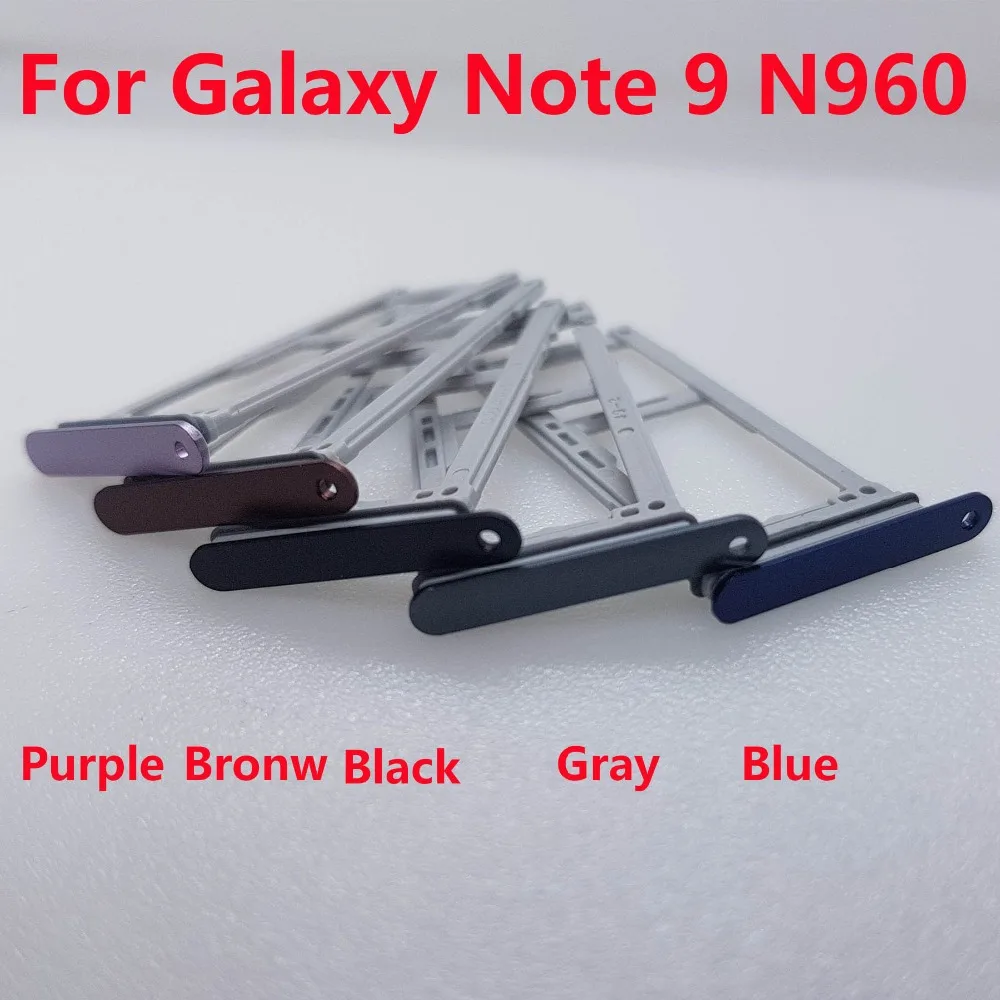Двойной лоток для sim карт Samsung Galaxy Note 9 N960 N960F N960FD N960U держатель слота запасная