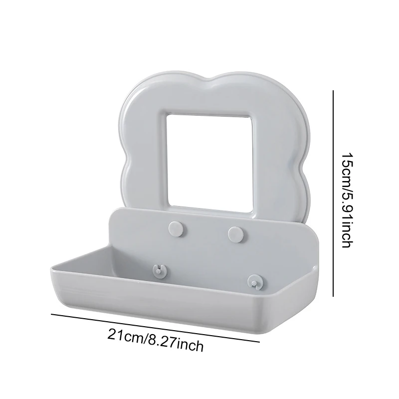Simple Wind Free Punching Multi-function Storage Switch Box Key Mobile Phone Remote Control Toilet Shelf Household Items | Дом и сад