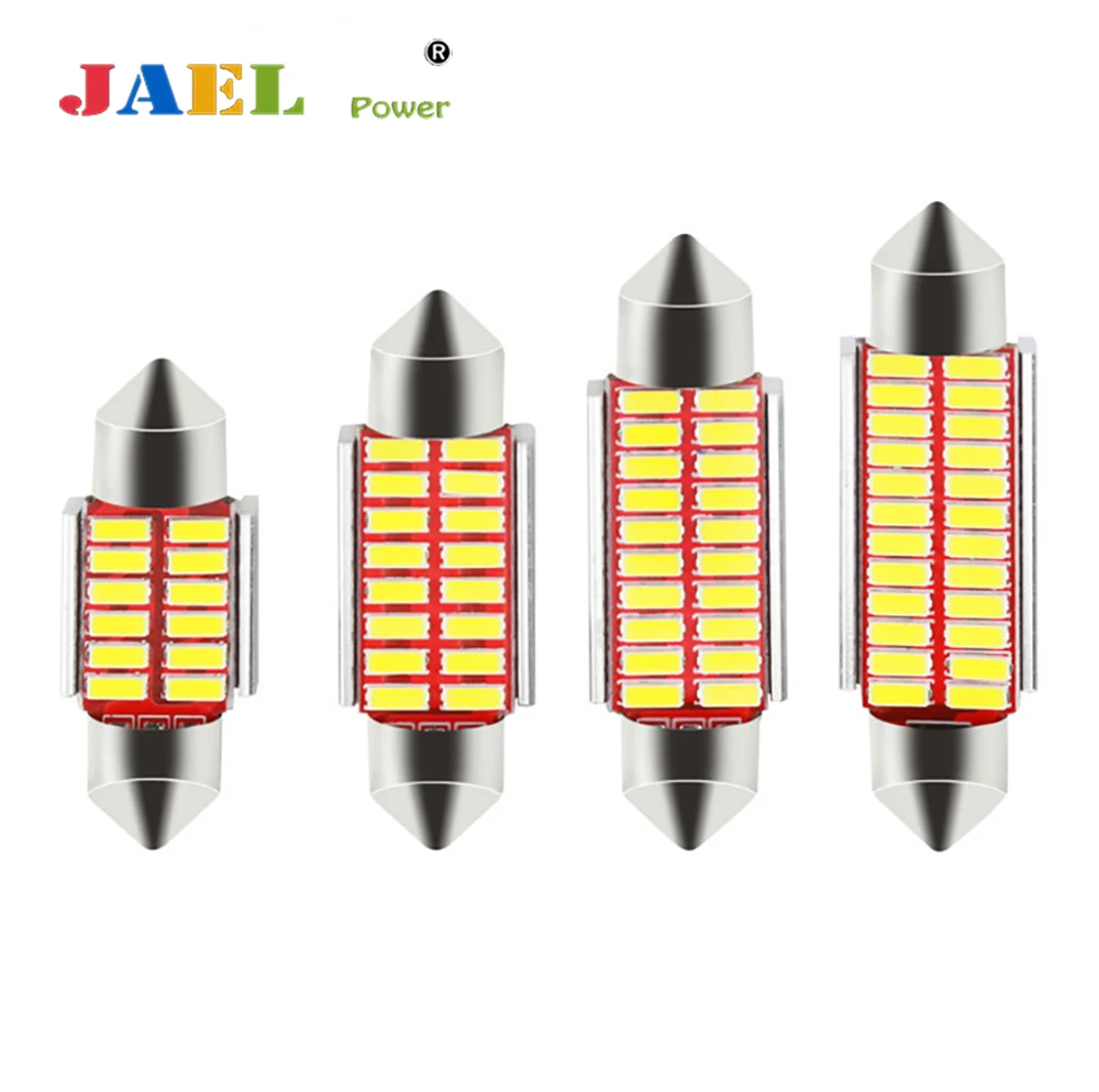 10 шт. гирлянда купольные огни 31 мм 4014SMD 12SMD светодиодный безошибочный CANBUS