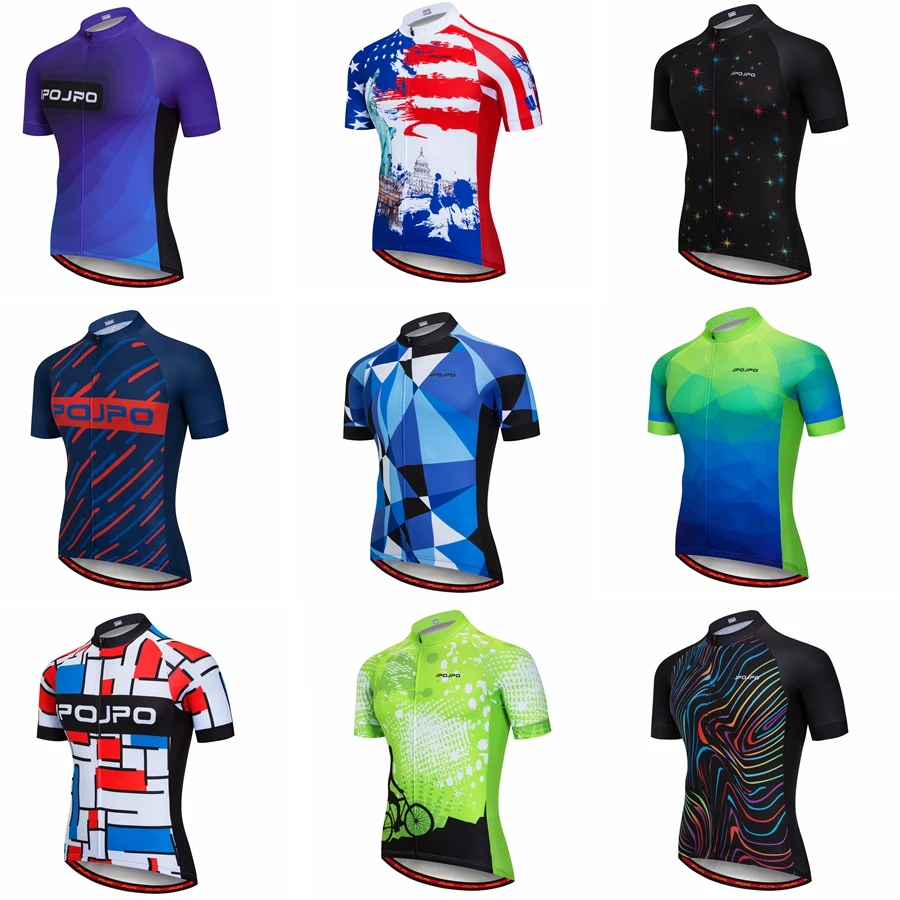 

Мужчины Велоспорт Джерси Топы 2021 велосипед рубашка с коротким рукавом молодежная одежда команда быстросохнущая Racing Велоспорт одежда Ropa ...