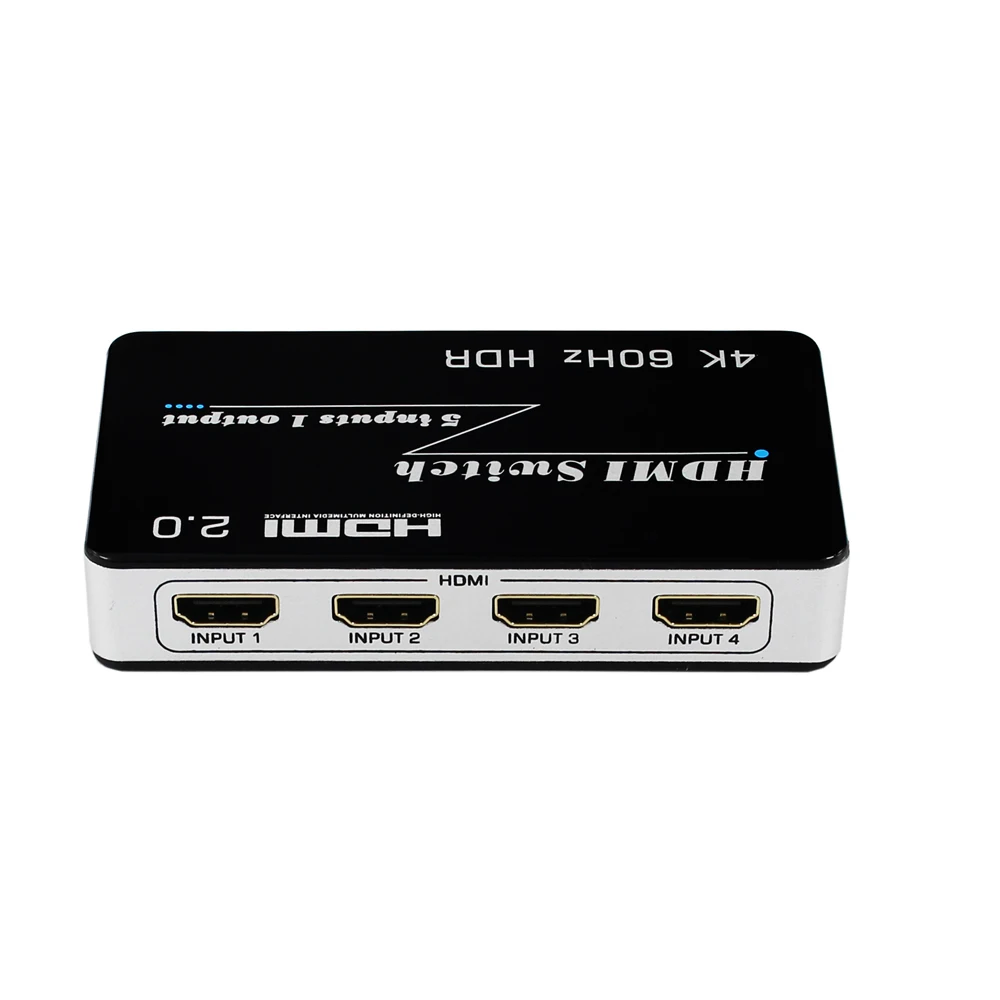 HDMI переключатель 5X1 4K @ 60 Гц 3D Ultra 1080P HD HDR HDCP 2 для HDTV Xbox PS3 PS4 мультимедиа конвертер