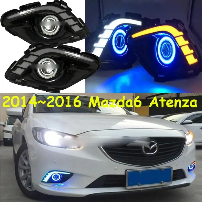 2011~ 2013 y автомобильный бампер головной светильник для мазда6 atenza противотуманный светильник автомобильные аксессуары головной светильник для atenza мазда6 проектор Объектив светильник - Цвет: Model1 2014to2016