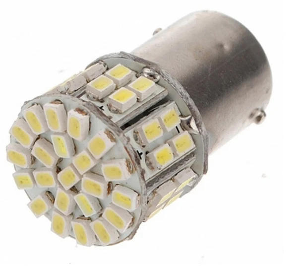 10 шт./лот 1157 2057 T25 3528 50 SMD LED Автомобильный стоп-сигнал задний фонарь Лампа Белая
